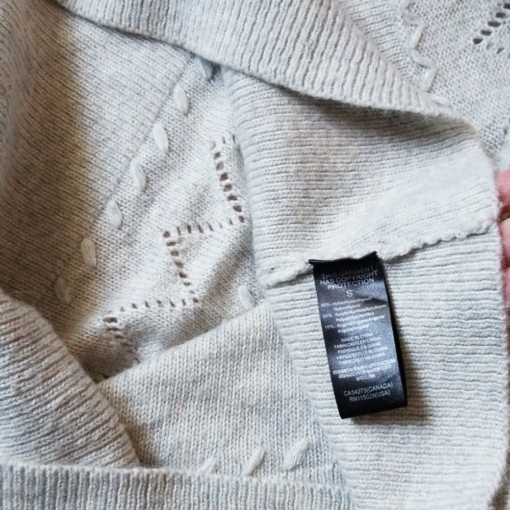 Gusto Knitwear Angora wool gray dress XS  - Small - Picture 7 of 8